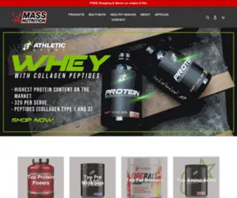 Massnutrition.com.au(Protein Powder) Screenshot