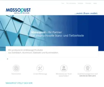 Massopust.de(Massopust Metallwaren) Screenshot