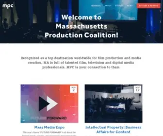 Massprodcoalition.org(Massachusetts Production Coalition) Screenshot