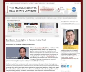 Massrealestatelawblog.com(The Massachusetts Real Estate Law Blog) Screenshot