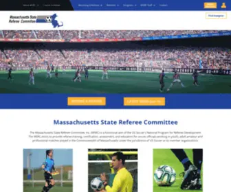 Massref.net(Massachusetts State Referee Committee) Screenshot