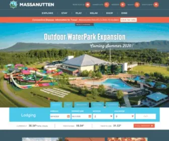 Massresort.com(Massanutten Resort Virginia) Screenshot