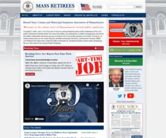 Massretirees.com(The Online Voice of the Retired Public Employee) Screenshot