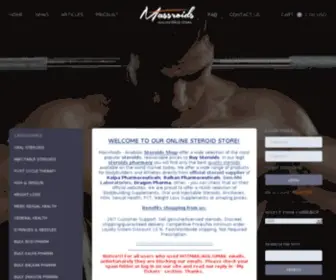 Massroids.net(Buy Steroids Online) Screenshot