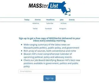 Massterlist.com(Hotspots threat) Screenshot
