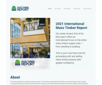 Masstimberreport.com(The Mass Timber Report) Screenshot