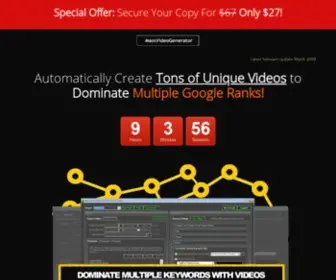 Massvideogenerator.com(Video Marketing Software Video Marketing Software) Screenshot