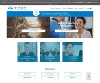Masta-Travel-Health.com(HomeMASTA Travel Health) Screenshot