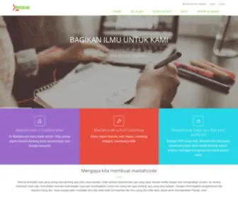 Mastahcode.com(Management System Yayasan Al) Screenshot