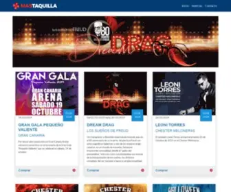 Mastaquilla.com(Compra las entradas para tus conciertos) Screenshot