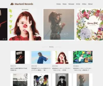 Mastardrecords.com(マスタードレコード) Screenshot