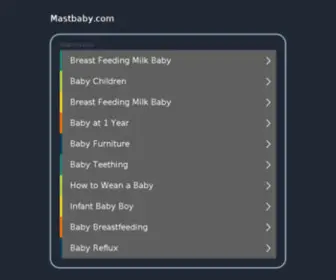 Mastbaby.com(JARS InfoTech) Screenshot