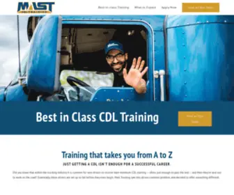 MastCDl.com(Free CDL Training by Mast Trucking INC) Screenshot