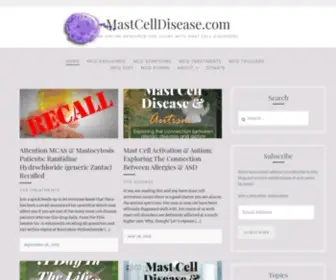 Mastcelldisease.com(Mastcelldisease) Screenshot