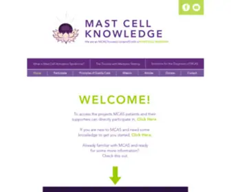 Mastcellknowledge.com(Mast Cell Knowledge) Screenshot