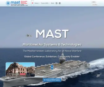 Mastconfex.com(Maritime/Air Systems &amp; Technologies) Screenshot