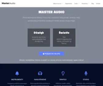 Master-Audio.pl(Portal muzyczny) Screenshot