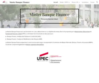 Master-Banque-Finance-Upec.com(Master Banque Finance) Screenshot