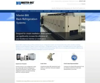 Master-Bilt.com(Commercial Refrigeration Equipment) Screenshot