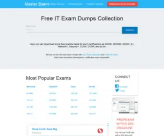 Master-Exam.com(IT Exam Dumps in VCEX) Screenshot