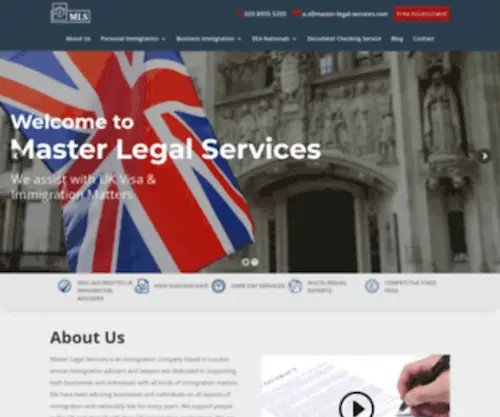 Master-Legal-Services.com(Master Legal Services) Screenshot