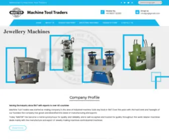 Master-Machines.com(Jewellery Making and Workshop Machines Manufacturer Exporter India) Screenshot