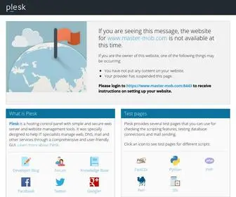 Master-Mob.com(Domain Default page) Screenshot