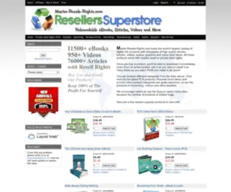 Master-Resale-Rights.com(Since 1999) Screenshot