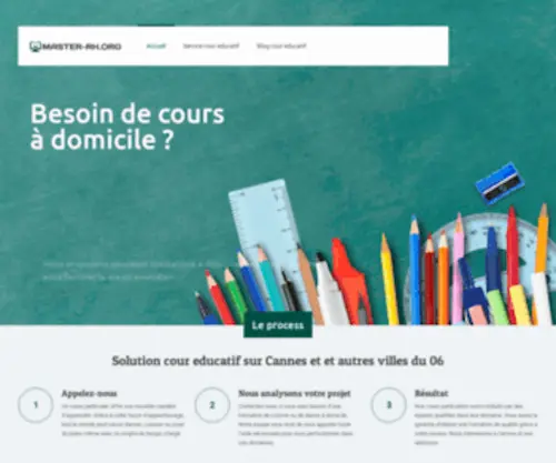 Master-RH.org(Service cour educatif sur Cannes) Screenshot