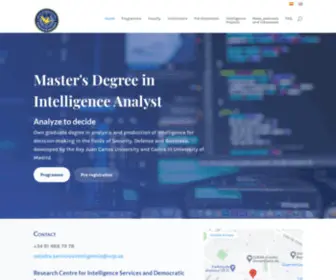 Masteranalistadeinteligencia.com(Máster universitario) Screenshot