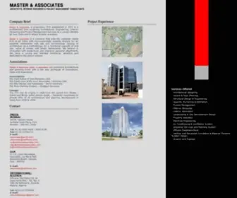 Masterandassociates.com(Interior Designers & Project Management Consultants) Screenshot