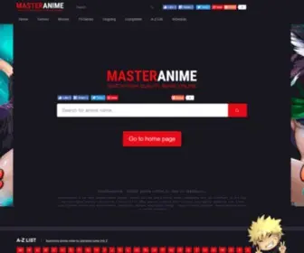 Masteranime.vip(Watch anime online for free on MasterAni) Screenshot