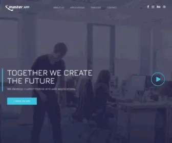 Masterapp.com(MasterAPP creates custom mobile and web applications) Screenshot