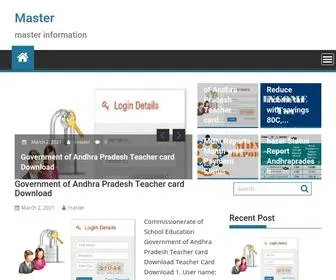 Master.army(The Andhrapradesh teacher's website) Screenshot