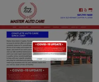 Masterautocarefl.com(Master Auto Care) Screenshot