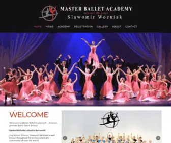 Masterballetacademy.com(My Site 4) Screenshot