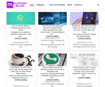 Masterblog.xyz(Master Blog) Screenshot