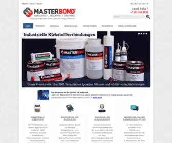 Masterbond-DE.com(Master Bond) Screenshot