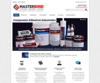 Masterbond-ES.com(Master Bond) Screenshot
