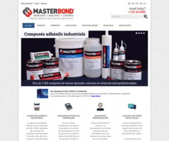 Masterbond-FR.com(Master Bond) Screenshot