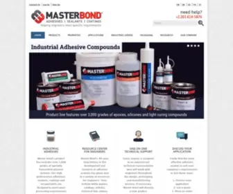 Masterbond.com(Master Bond) Screenshot