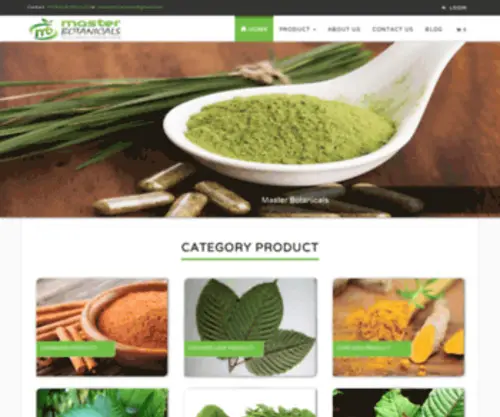 Masterbotanicals.com(Master Botanicals) Screenshot