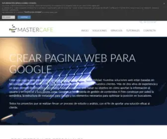 Mastercafe.com(Crear pagina web para Google) Screenshot