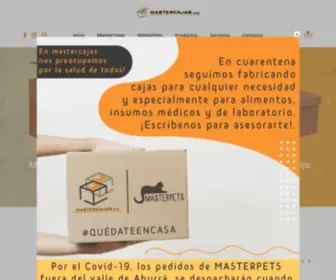 Mastercajasltda.com(Master Cajas SAS) Screenshot