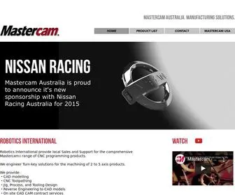 Mastercamaustralia.com(Mastercam) Screenshot