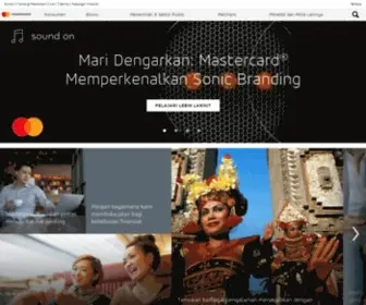 Mastercard.co.id(Perusahaan Teknologi Global di Industri Pembayaran) Screenshot