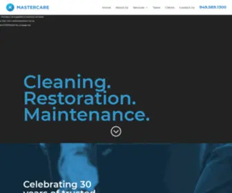 Mastercareprotection.com(MasterCare Protection & Cleaning) Screenshot