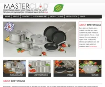 Masterclad.tv(MasterClad Professional Cookware Commercial Grade) Screenshot