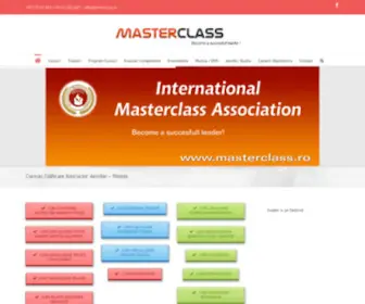 Masterclass.ro(Cursuri calificare instructor aerobic) Screenshot