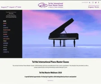 Masterclasses.org.il(Tel-Hai International Piano Master Classes) Screenshot